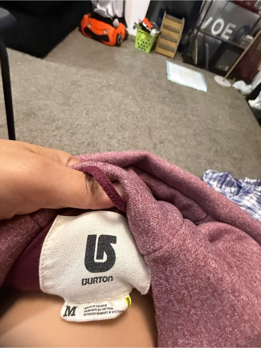 Burton Women's Two-Tone Mauve Zip Vest - Picture 4 of 4